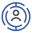 Green circular icon with a white outlined star inside